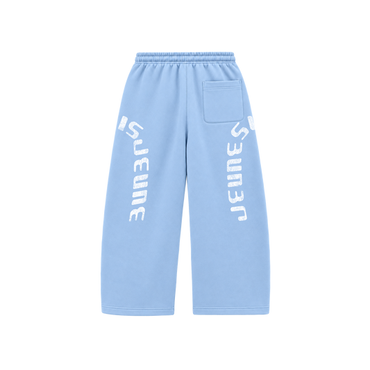 ATHLETIC DEPT OPEN BOTTOM BABY BLUE