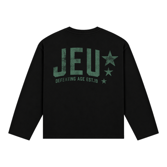 JEU* VINTAGE LONGSLEEVE BLACK & GREEN