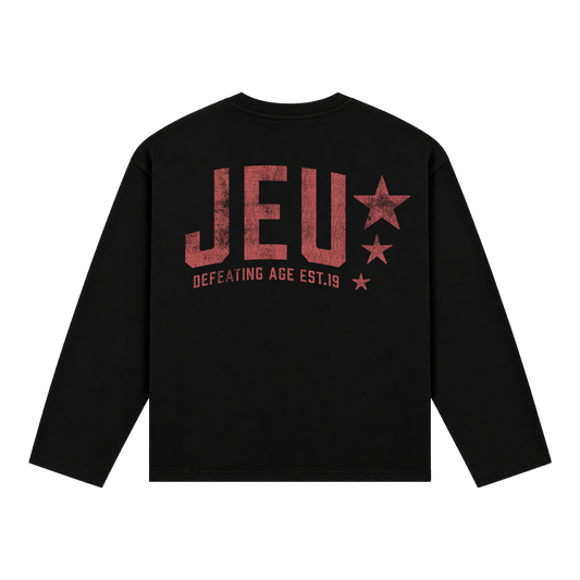 JEU* VINTAGE LONGSLEEVE BLACK & RED