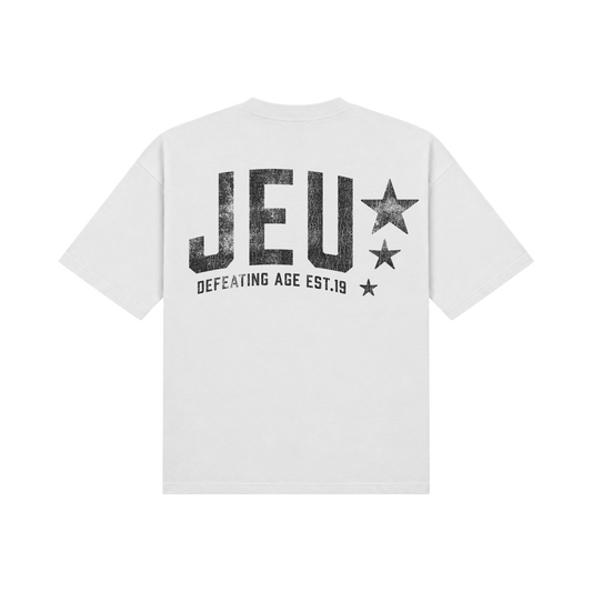 JEU* VINTAGE TEE WHITE & BLACK