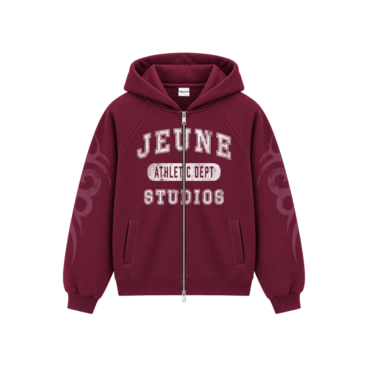 ATHLETIC DEPT OPEN BOTTOM BURGUNDY