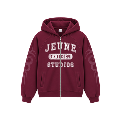 ATHLETIC DEPT OPEN BOTTOM BURGUNDY
