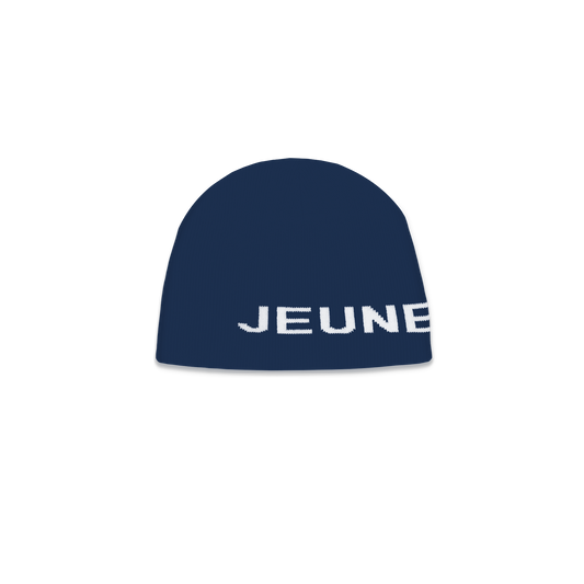 JEUNE LOGO BEANIE NAVY BLUE