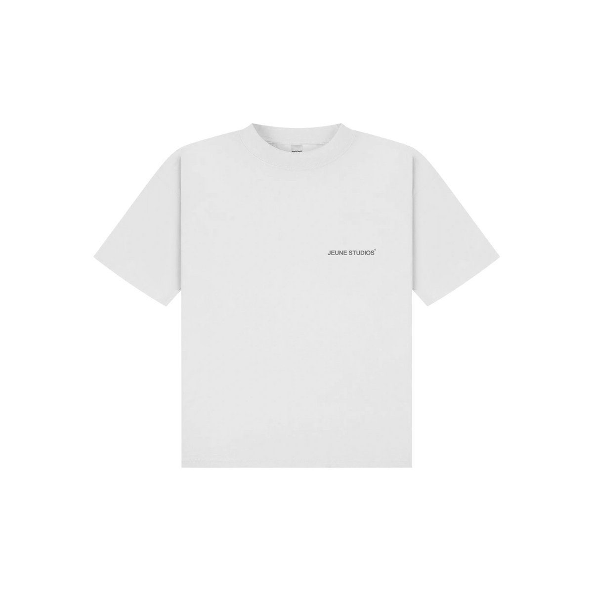 JEU* DEFEATING AGE TEE WHITE & GREY
