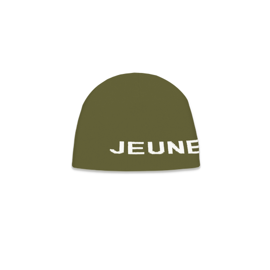 JEUNE LOGO BEANIE GREEN