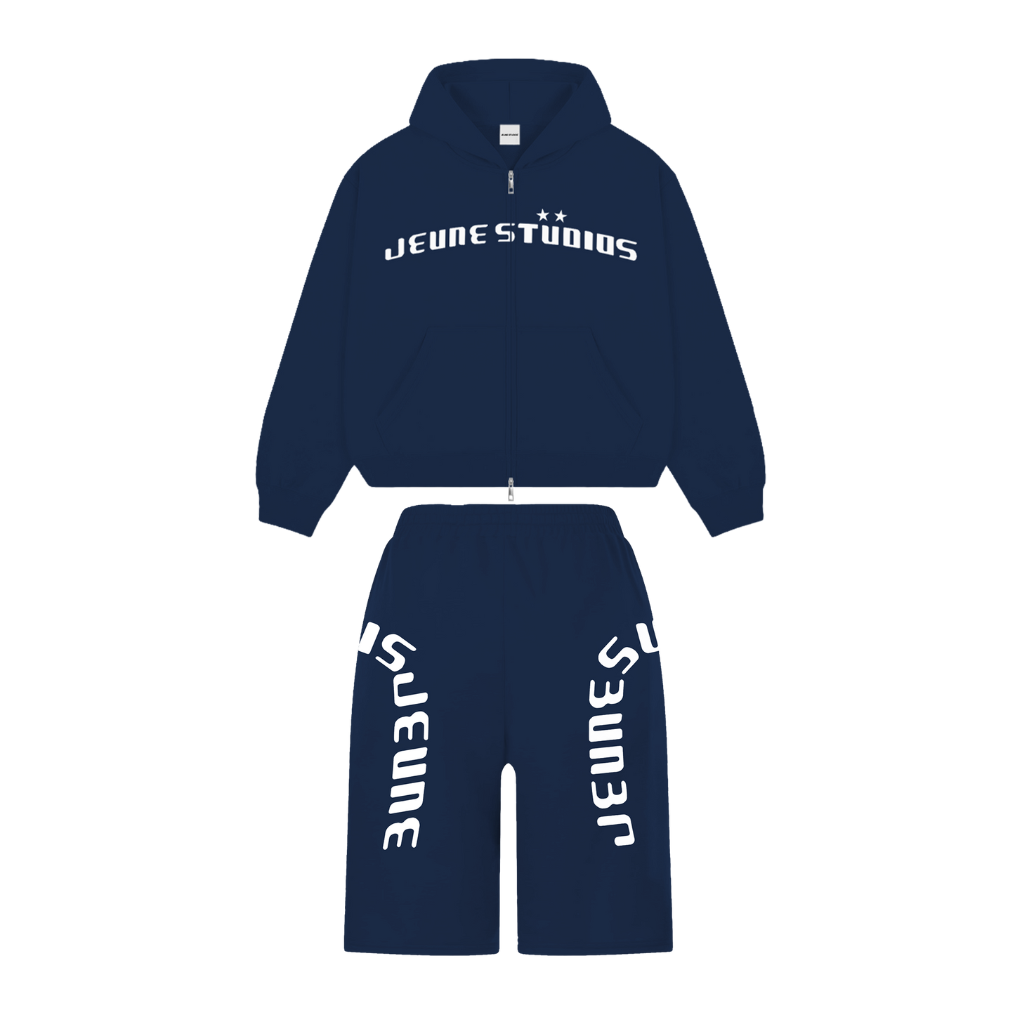 SPIRIT ZIP SHORTSET NAVY