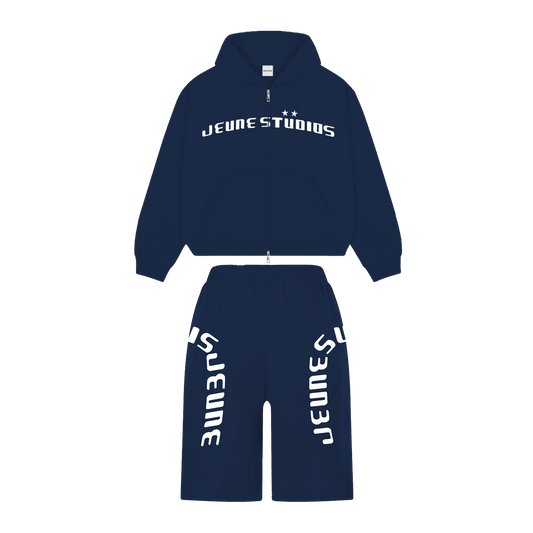 SPIRIT ZIP SHORTSET NAVY