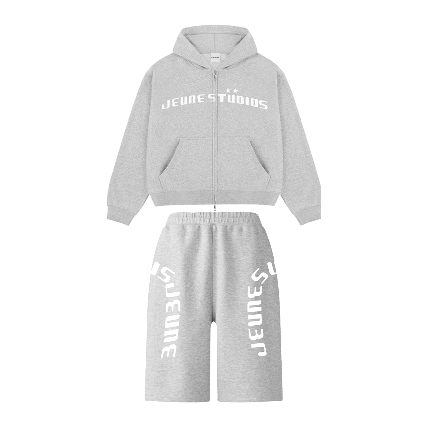 SPIRIT ZIP SHORTSET GREY