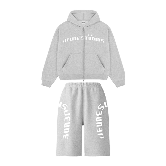 SPIRIT ZIP SHORTSET GREY