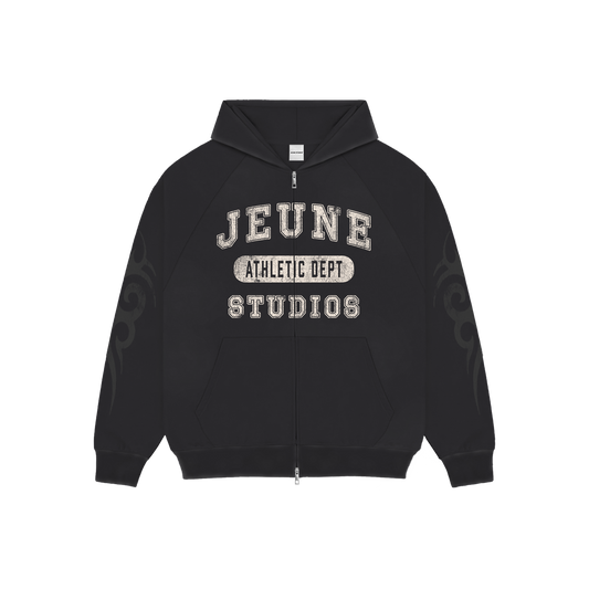 ATHLETIC DEPT OPEN BOTTOM WASHED BLACK