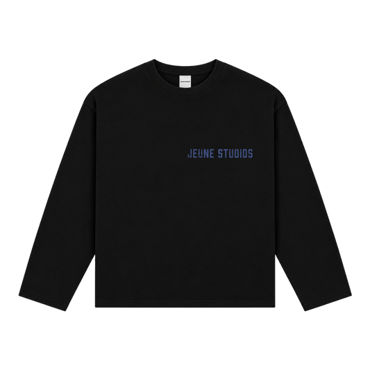JEU* VINTAGE LONGSLEEVE BLACK & BLUE
