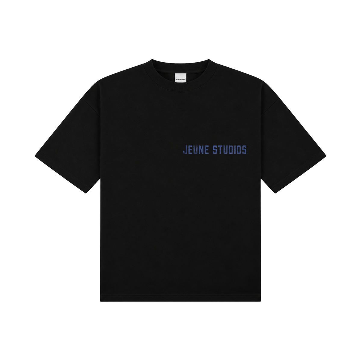 JEU* VINTAGE TEE BLACK & BLUE