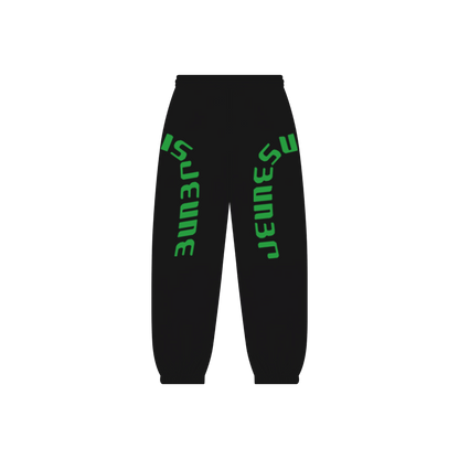 JEUNE SPIRIT TRACKSUIT BLACK & GREEN