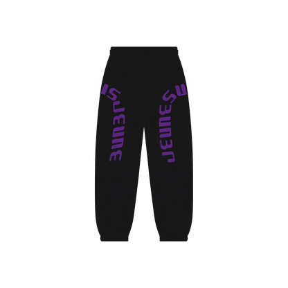 JEUNE SPIRIT TRACKSUIT BLACK & PURPLE