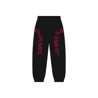 JEUNE SPIRIT TRACKSUIT BLACK & RED