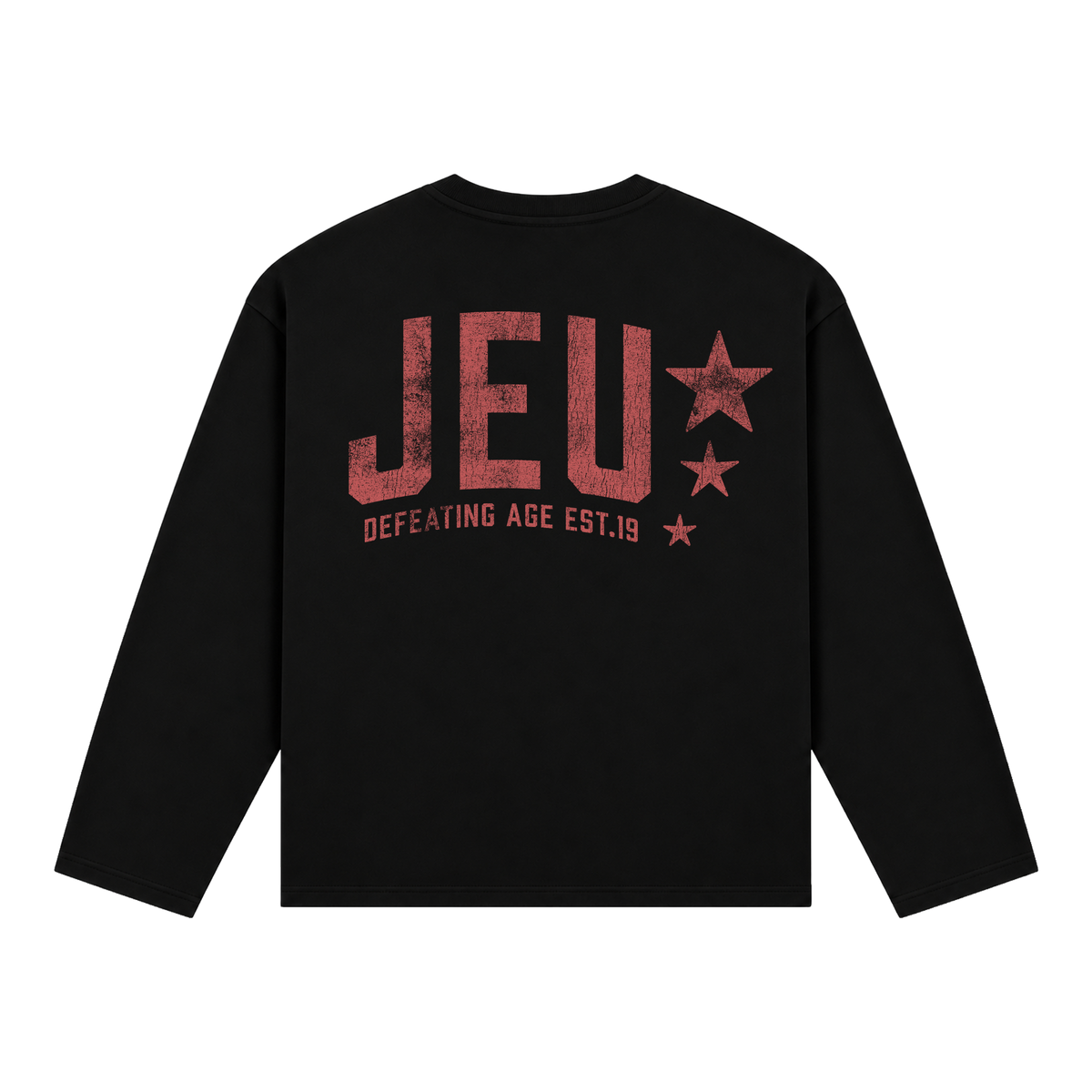 JEU* VINTAGE LONGSLEEVE BLACK & RED