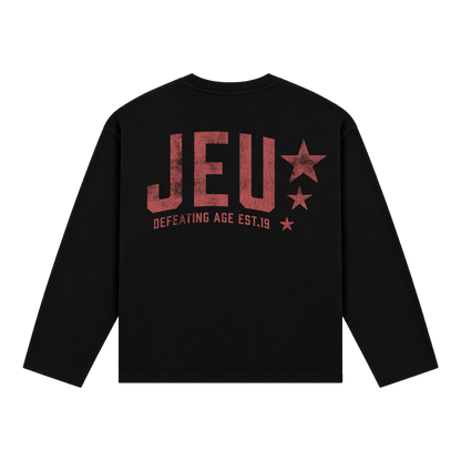 JEU* VINTAGE LONGSLEEVE BLACK & RED