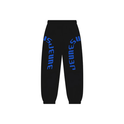 JEUNE SPIRIT TRACKSUIT BLACK & ROYAL BLUE