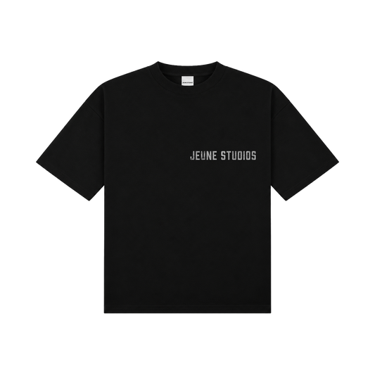 JEU* VINTAGE TEE BLACK & WHITE