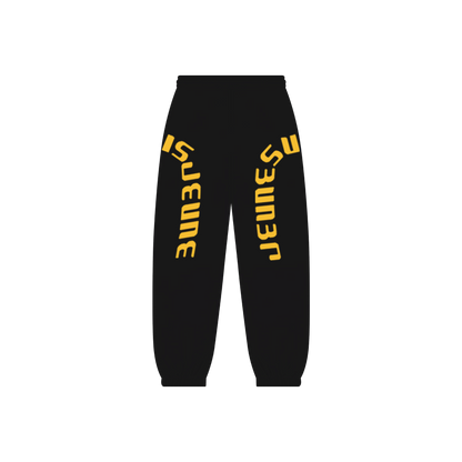 JEUNE SPIRIT TRACKSUIT BLACK & YELLOW