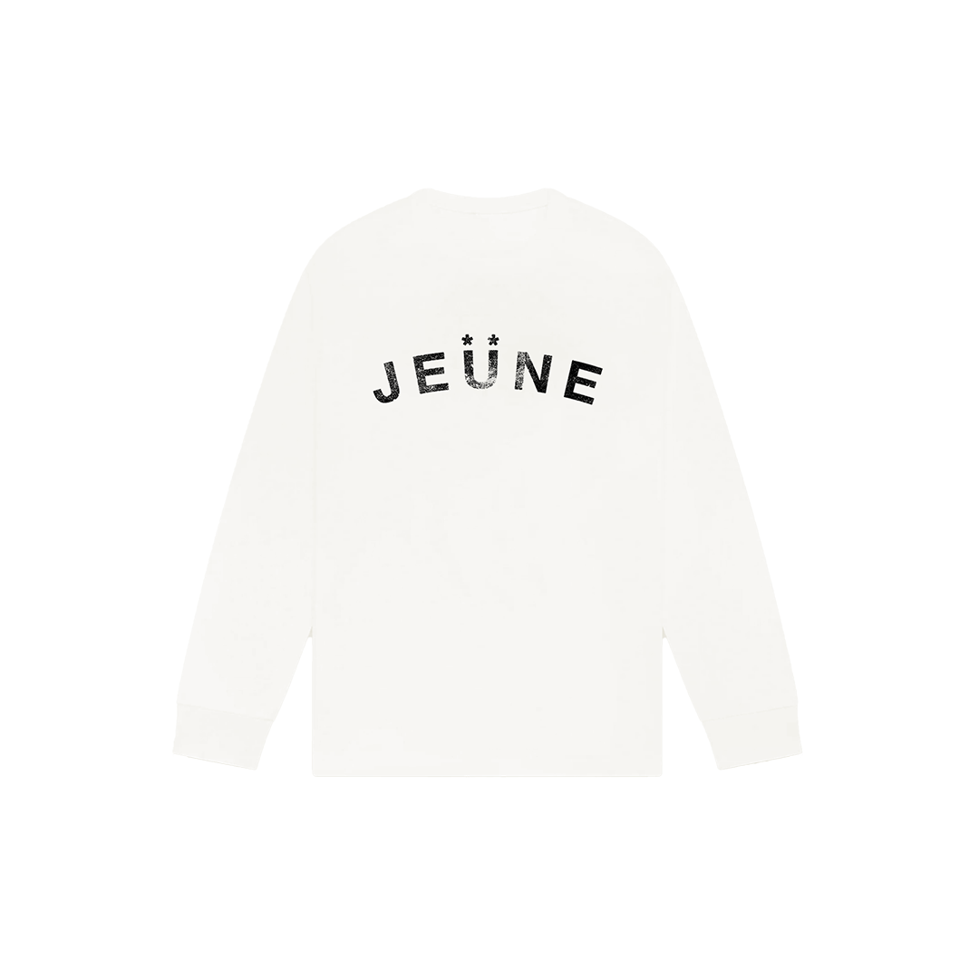 JEUNE DISTRESSED LOGO LONG SLEEVE