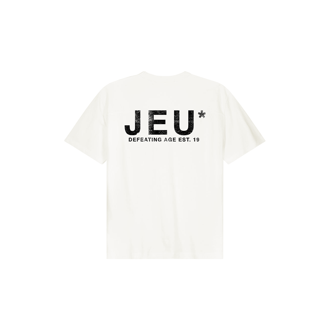 JEUNE DISTRESSED LOGO TEE