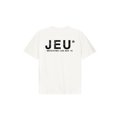 JEUNE DISTRESSED LOGO TEE