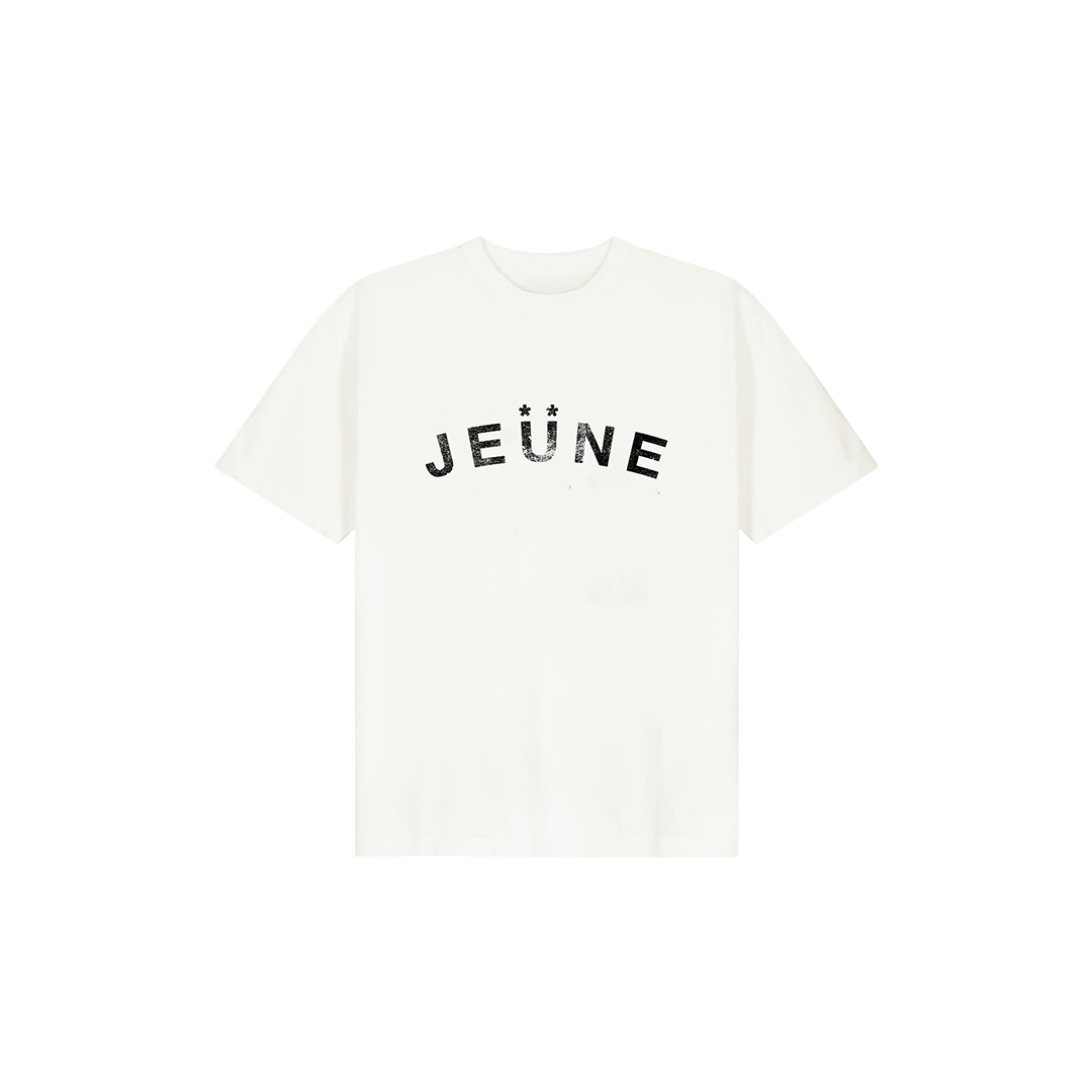 JEUNE DISTRESSED LOGO TEE