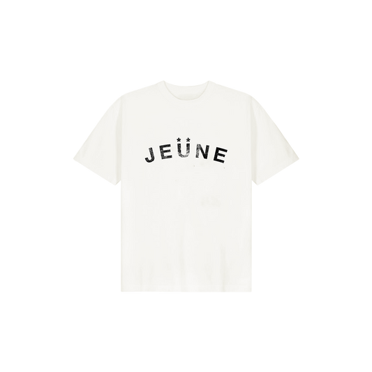 JEUNE DISTRESSED LOGO TEE