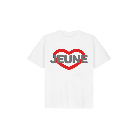 JEUNE HEART TEE WHITE