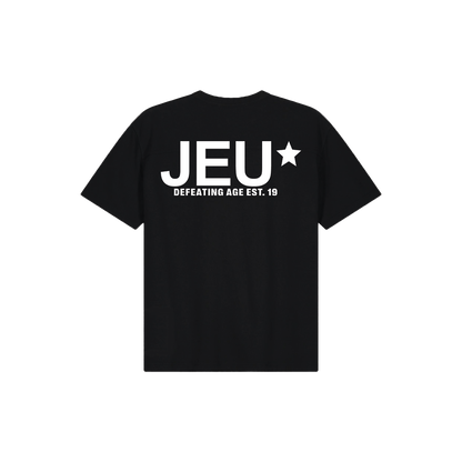 JEU* DEFEATING AGE TEE BLACK