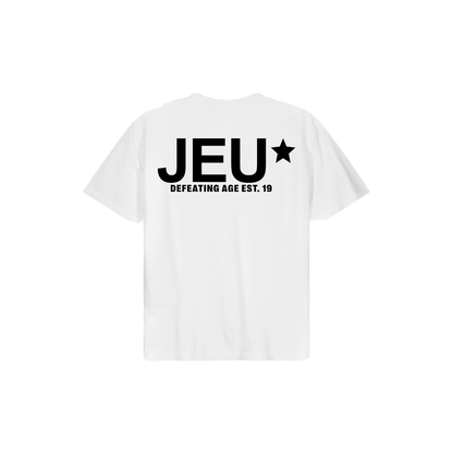 JEU* DEFEATING AGE TEE WHITE