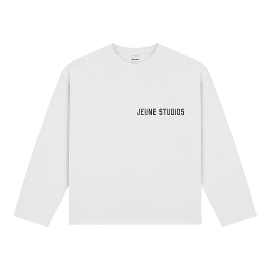 JEU* VINTAGE LONGSLEEVE WHITE & BLACK