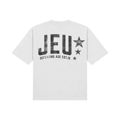 JEU* VINTAGE TEE WHITE & BLACK